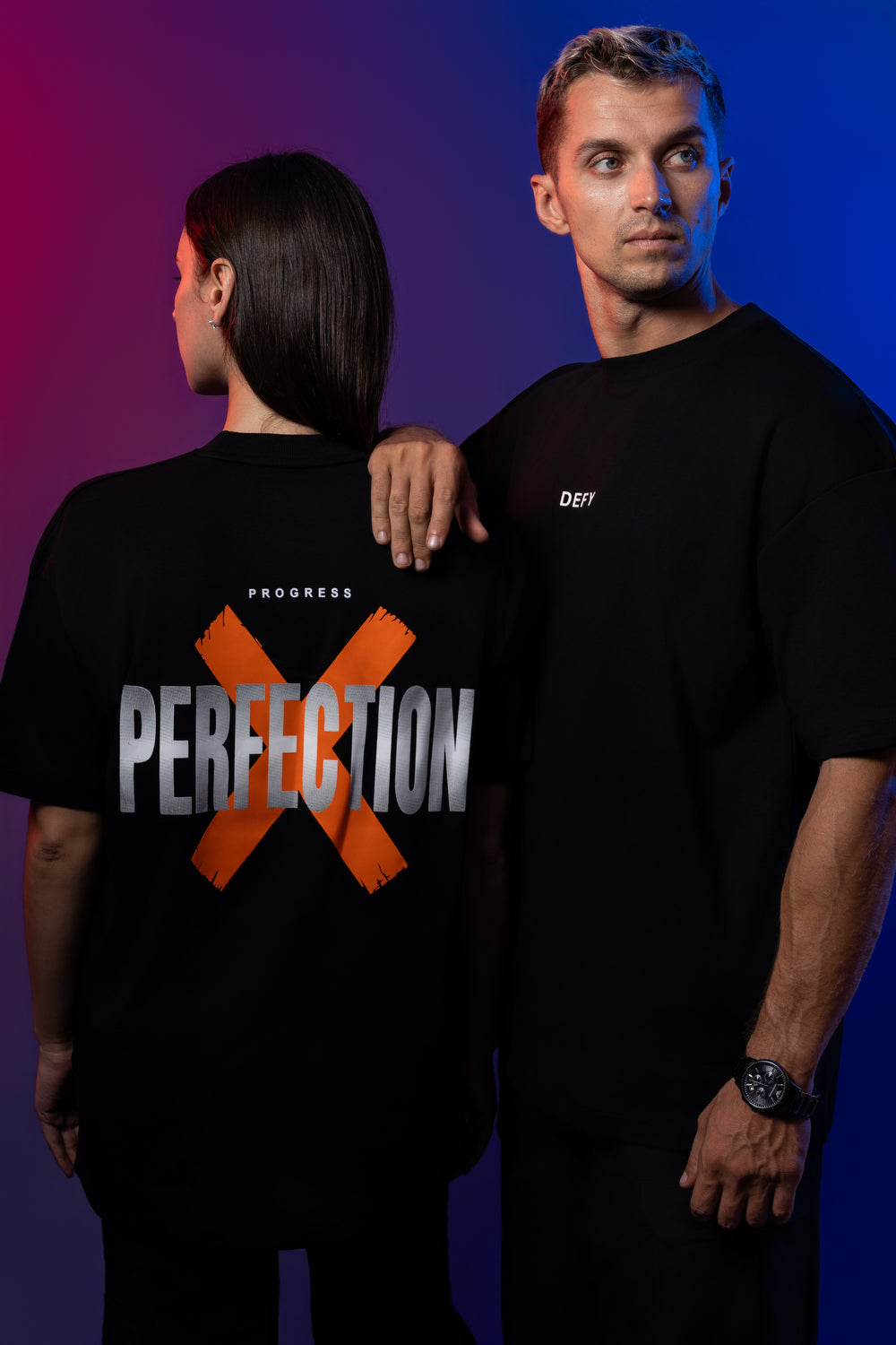 Oversize Backprint Interlock