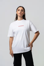 Oversize Backprint Interlock Tee - MASTERPIECE (WHITE)