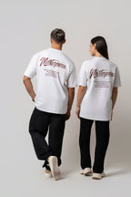 Oversize Backprint Interlock Tee - MASTERPIECE (WHITE)