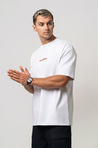 Oversize Backprint Interlock Tee - MASTERPIECE (WHITE)