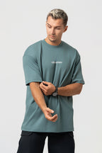 Oversize Backprint Interlock Tee - THE LEGEND (MINT)