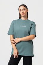 Oversize Backprint Interlock Tee - THE LEGEND (MINT)