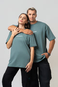 Oversize Backprint Interlock Tee - THE LEGEND (MINT)
