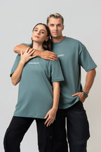 Oversize Backprint Interlock Tee - THE LEGEND (MINT)