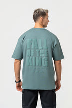 Oversize Backprint Interlock Tee - FALL OF THE KING (MINT)