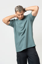 Oversize Backprint Interlock Tee - FALL OF THE KING (MINT)