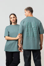 Oversize Backprint Interlock Tee - FALL OF THE KING (MINT)