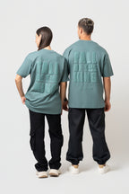 Oversize Backprint Interlock Tee - FALL OF THE KING (MINT)
