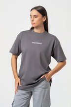 Oversize Backprint Interlock Tee - MASTERPIECE (DEEP ASH)