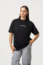 Oversize Backprint Interlock Tee - DESTINED TO WIN (BLACK)