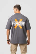Oversize Backprint Interlock Tee - PERFECTION (DEEP ASH)