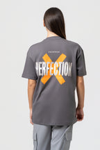 Oversize Backprint Interlock Tee - PERFECTION (DEEP ASH)