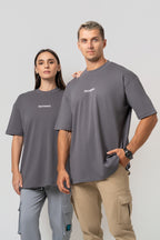 Oversize Backprint Interlock Tee - PERFECTION (DEEP ASH)