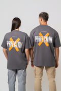 Oversize Backprint Interlock Tee - PERFECTION (DEEP ASH)