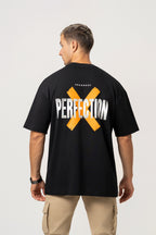 Oversize Backprint Interlock Tee - PERFECTION (BLACK)