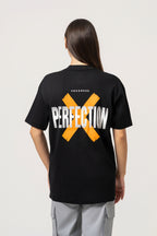 Oversize Backprint Interlock Tee - PERFECTION (BLACK)