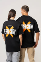 Oversize Backprint Interlock Tee - PERFECTION (BLACK)