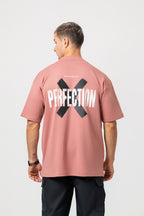 Oversize Backprint Interlock Tee - PERFECTION (DUSTY ROSE)
