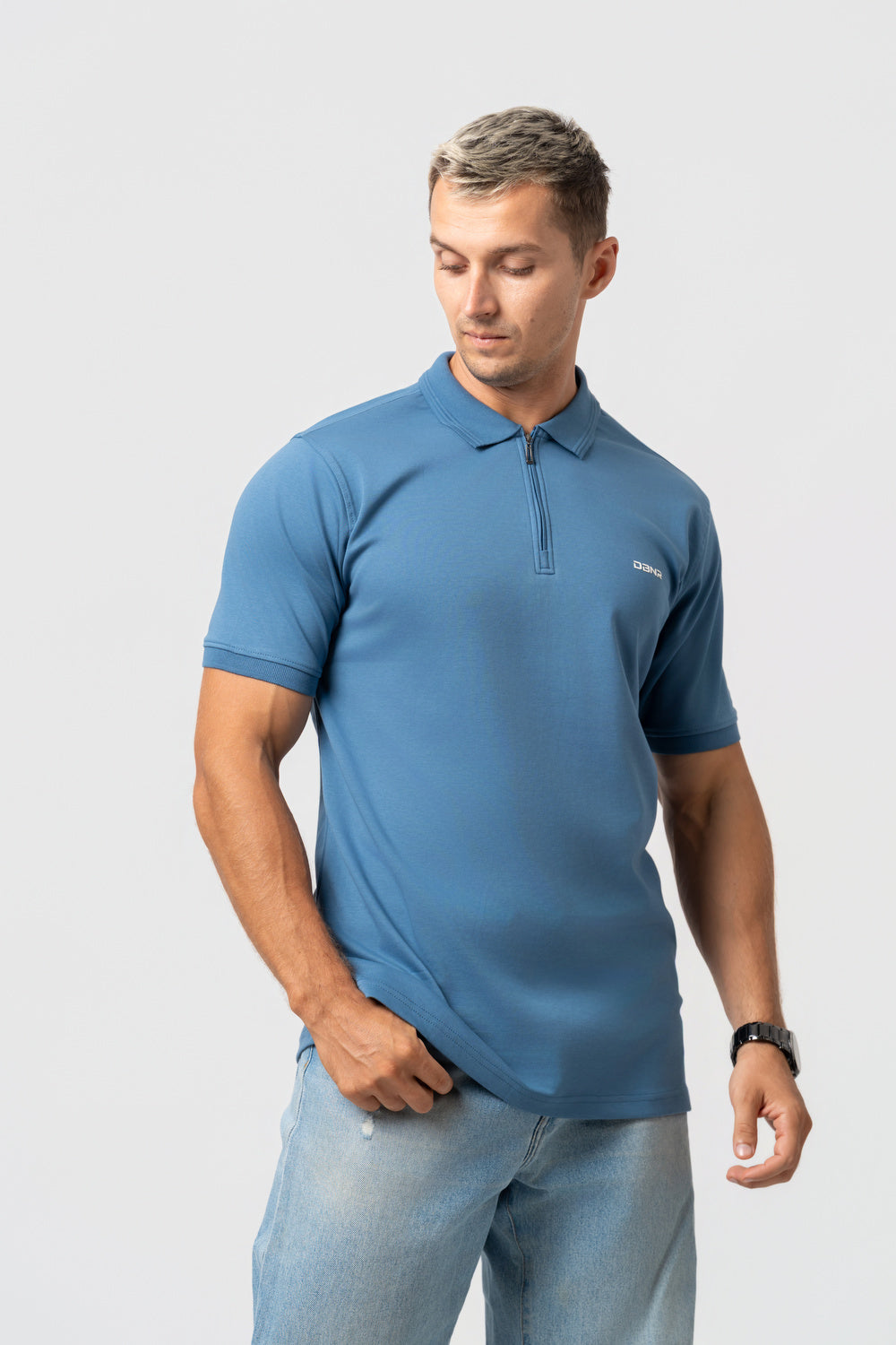 POLO Interlock - ICE BLUE