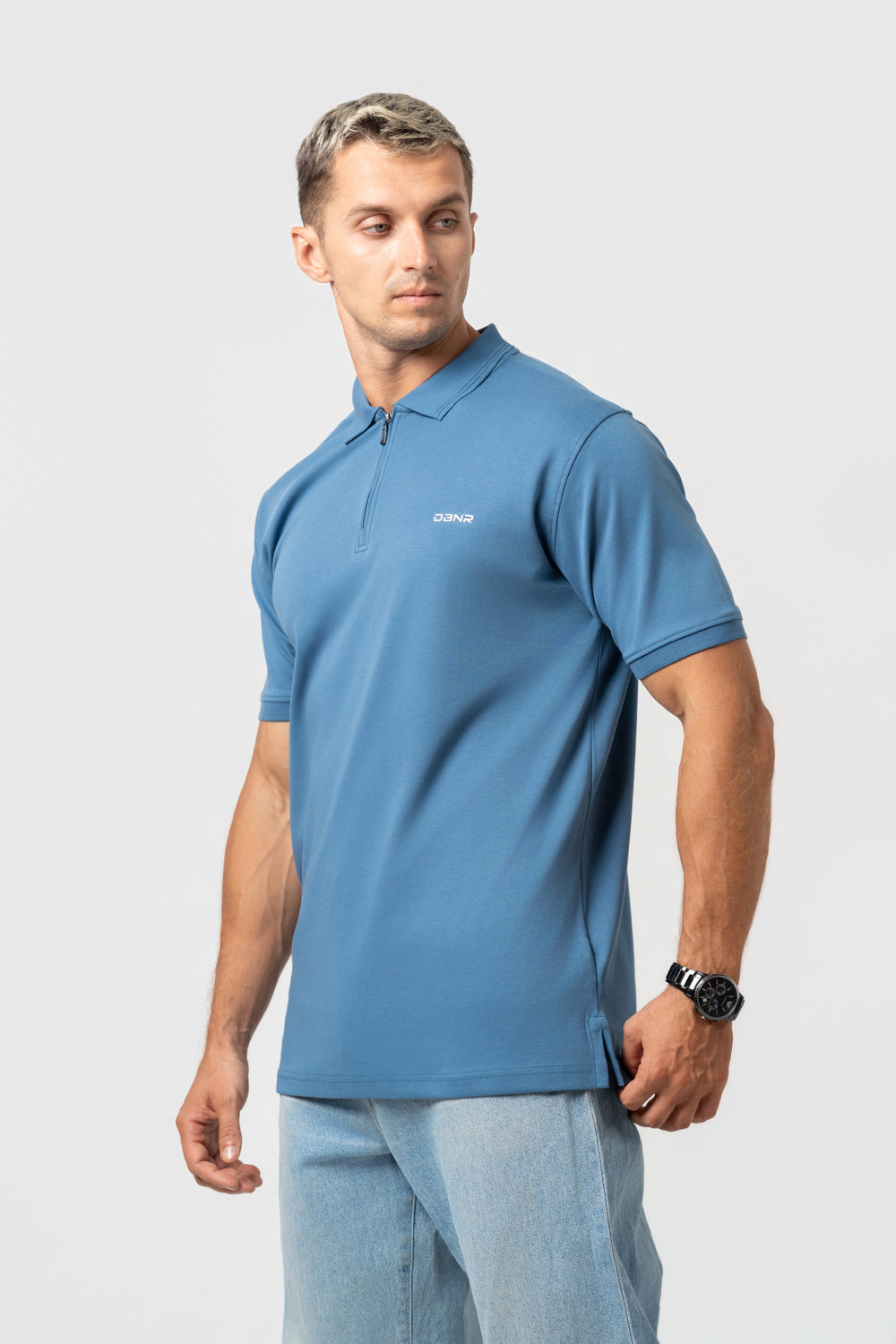 POLO Interlock - ICE BLUE