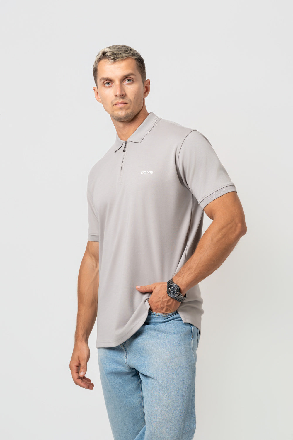 POLO Interlock - LITE ASH