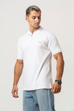 POLO Interlock - WHITE