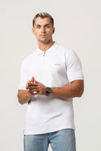 POLO Interlock - WHITE
