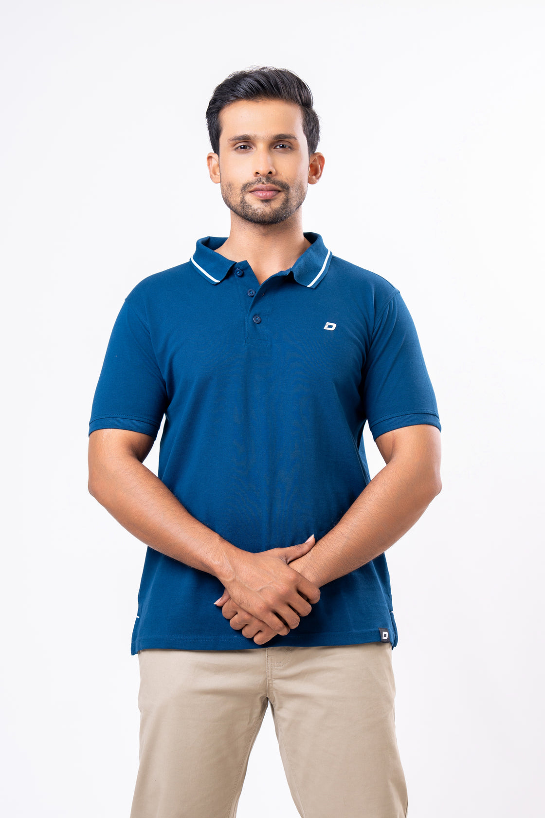 Polo Men’s Tee : Cabin blue