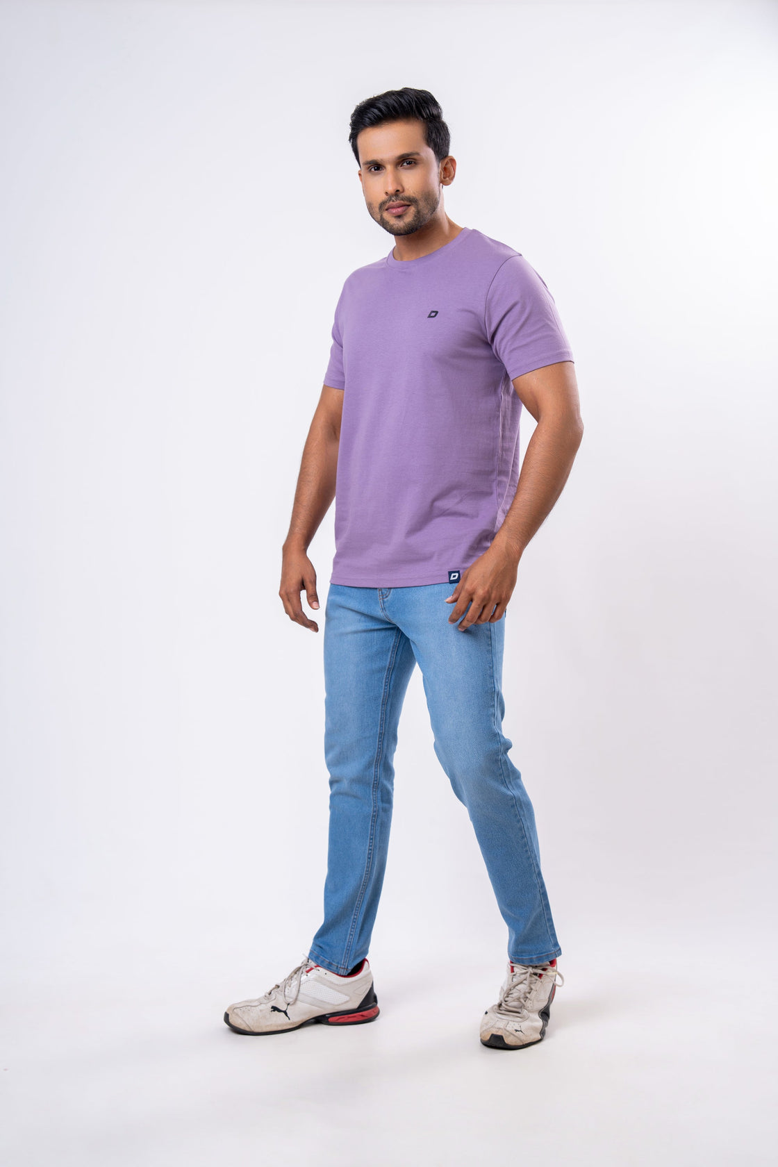 Essential Men’s Tee : Digit Purple