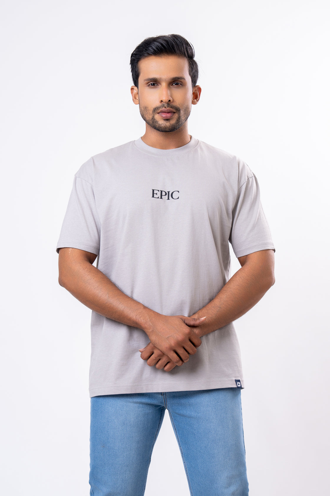 Oversize Men’s Tee : Dunstan Grey