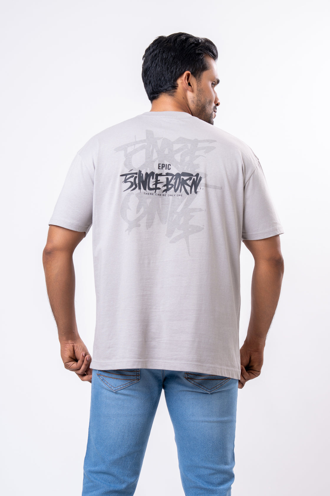 Oversize Men’s Tee : Dunstan Grey
