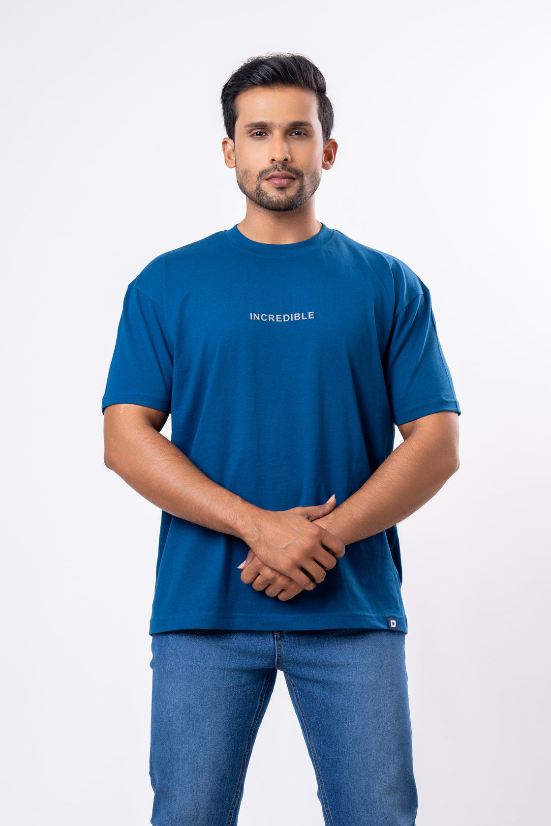 Oversize Men’s Tee : Harmony Blue