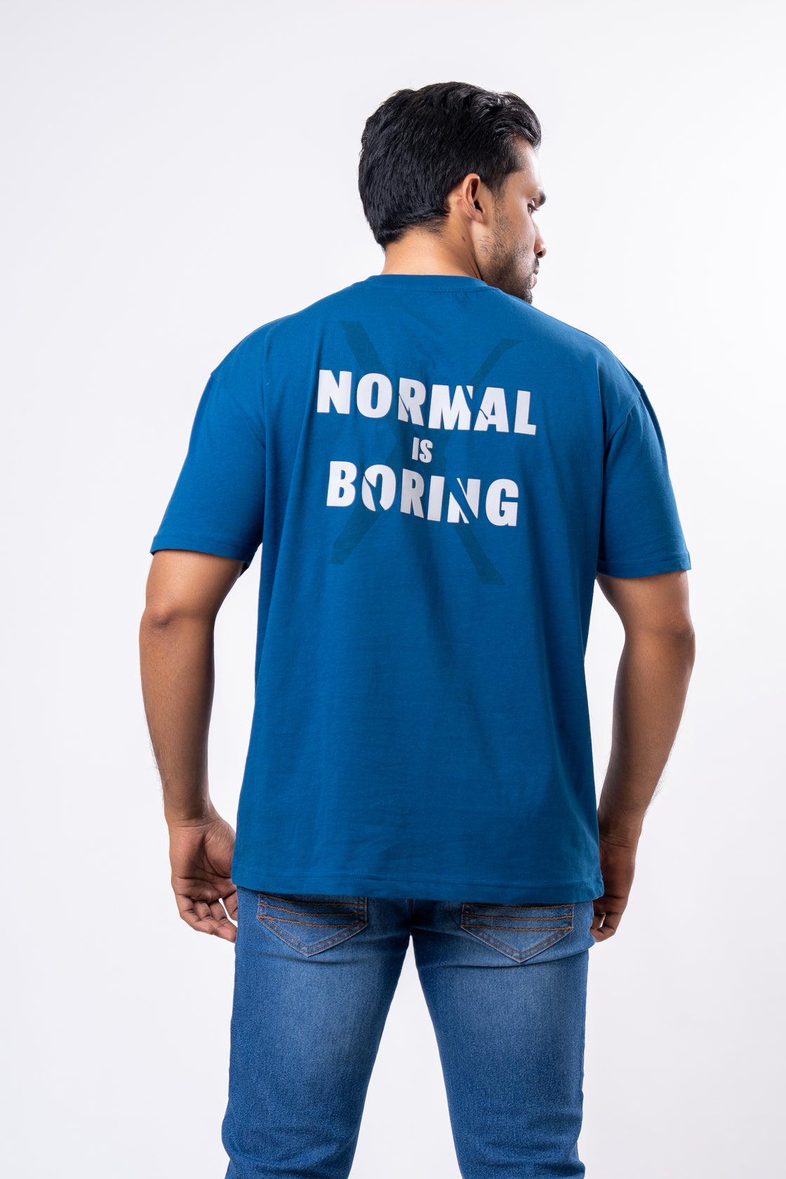 Oversize Men’s Tee : Harmony Blue