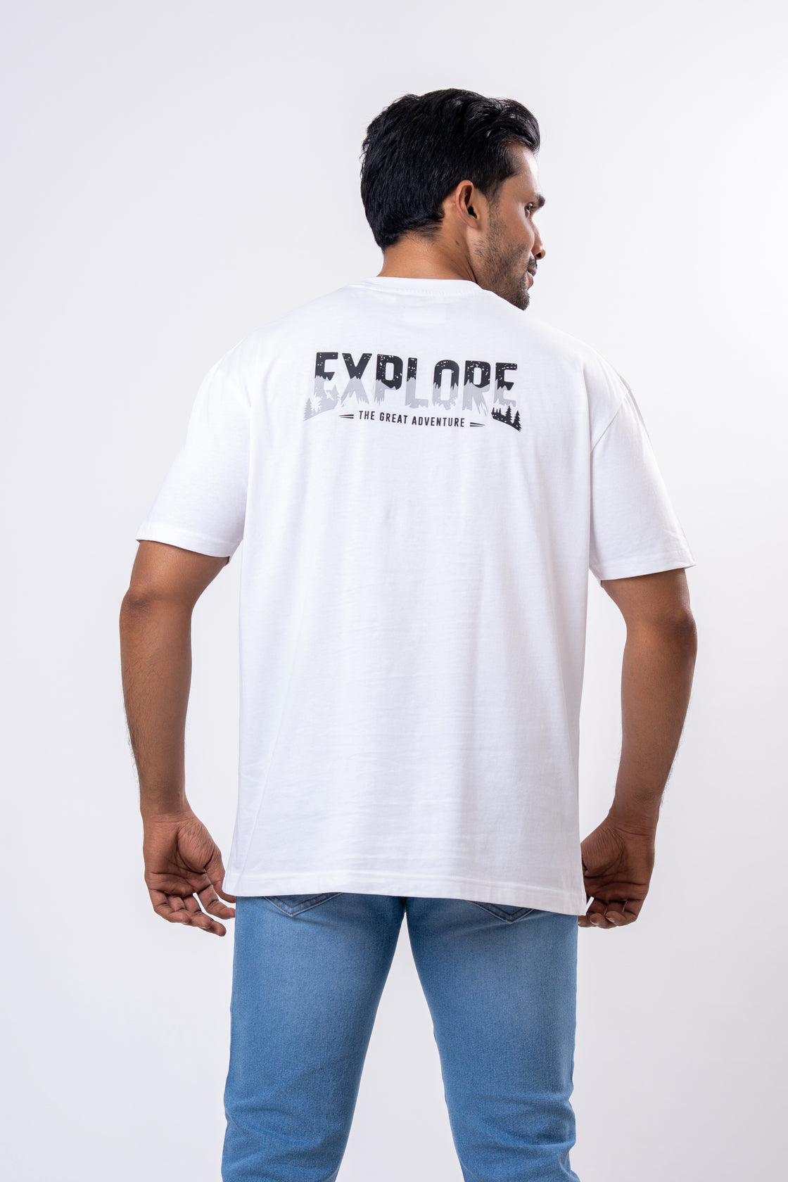Oversize Men’s Tee : Jello White