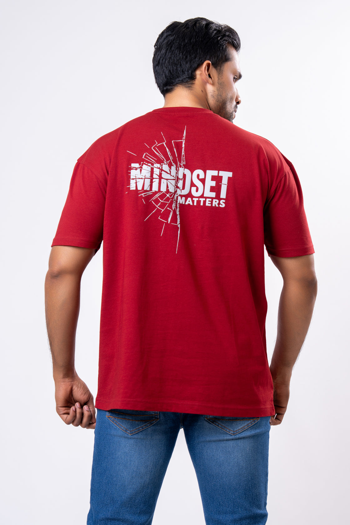 Oversize Men’s Tee : Minret Red