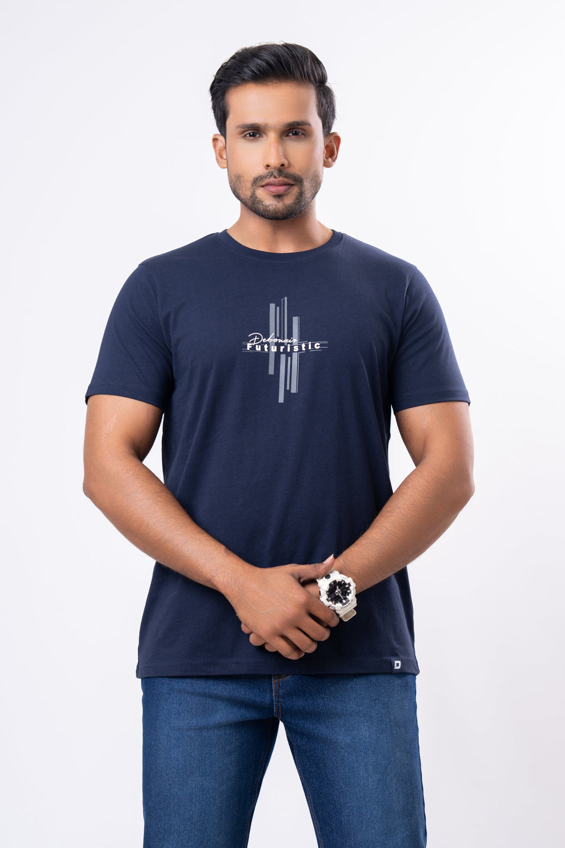 Classic Men’s Tee : Night Fall Blue
