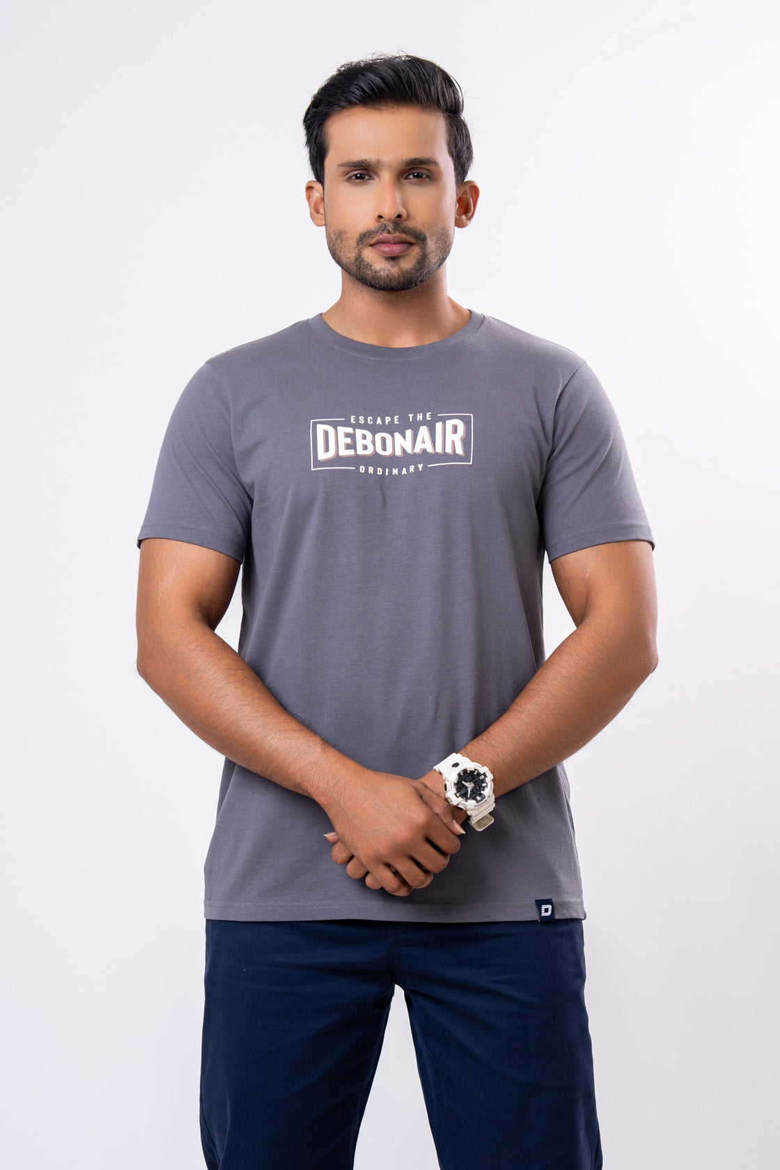 Classic Men’s Tee : Pebble Grey