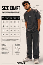 Oversize Backprint Interlock Tee - BOLD DREAMS (ICE BLUE)