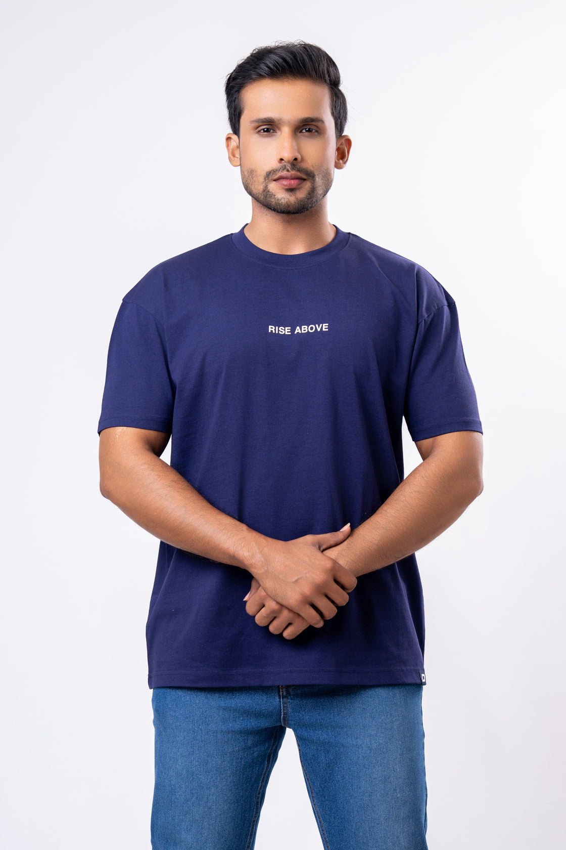Oversize Men’s Tee : Sesame Blue