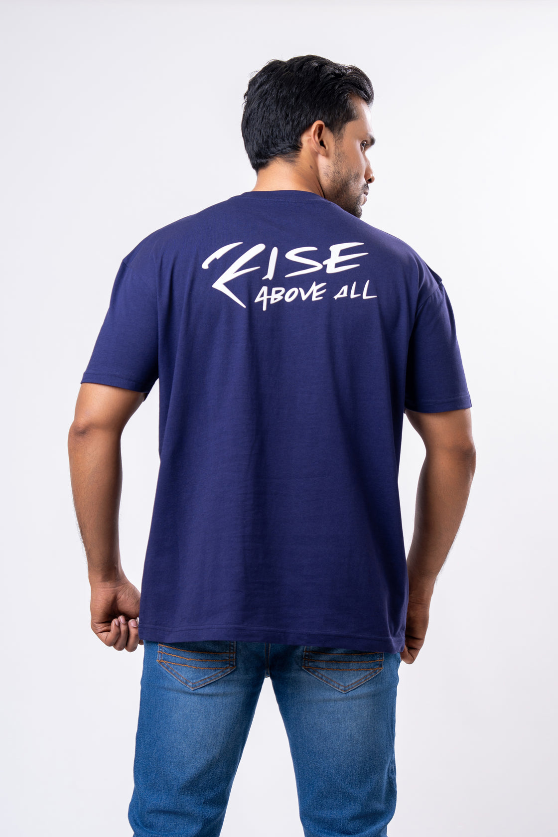 Oversize Men’s Tee : Sesame Blue