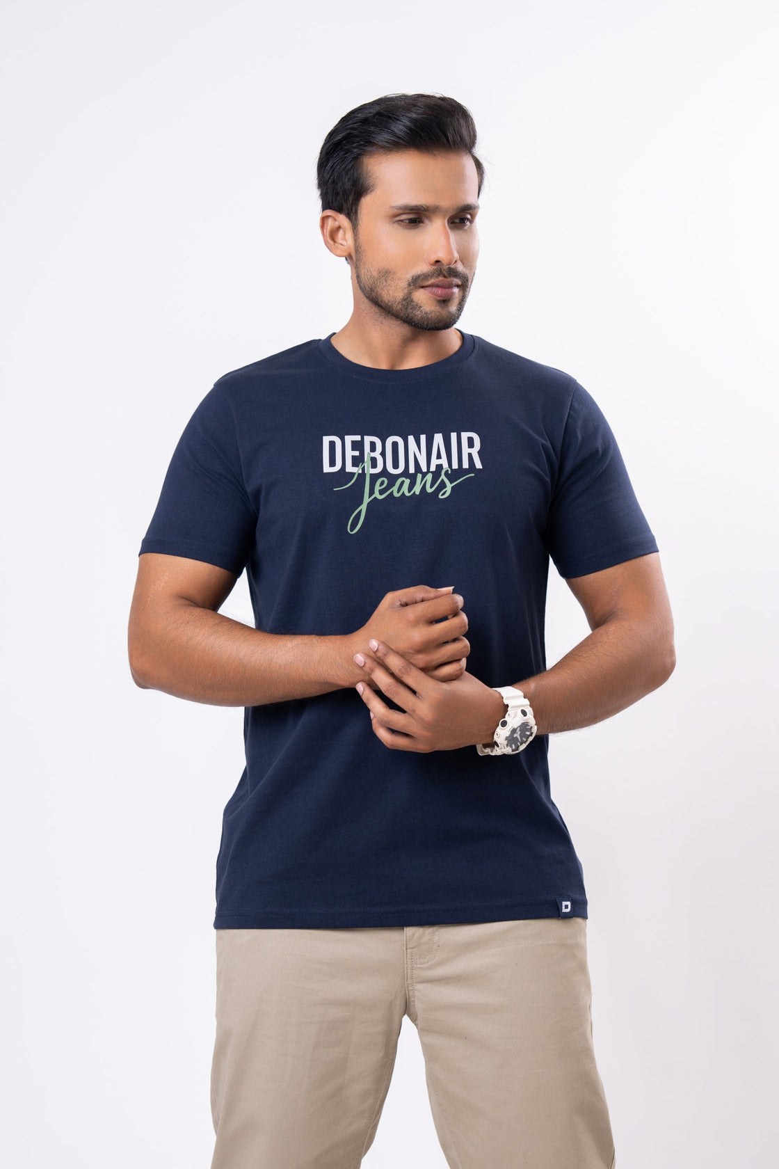Classic Men’s Tee : Spiral Blue