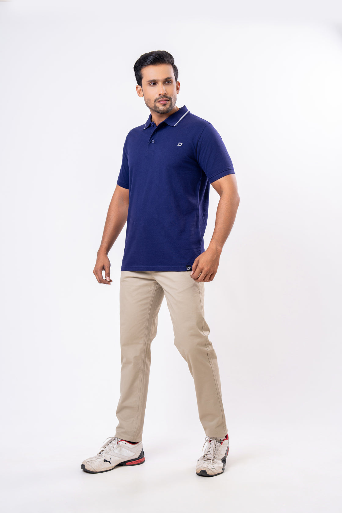 Polo Men’s Tee : Trail Blue